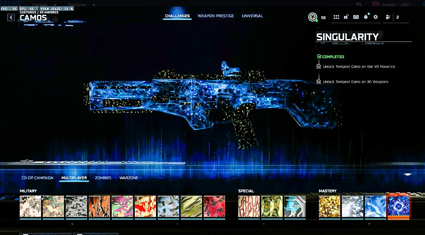 π₯ BO7 π₯ π 30 Singularity | π
450 Camos | π¦ Handmade Legit | βοΈ Level 55 | π― All Guns Unlocked | π¦ 10 Ops | πΉοΈ Steam/Battle.net/PSN/Xbox | π VIP Service